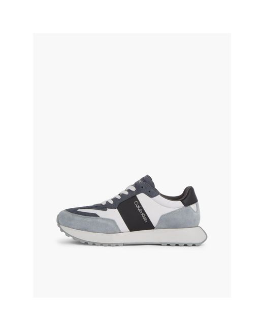 Calvin Klein Gray Suede Trainers for men