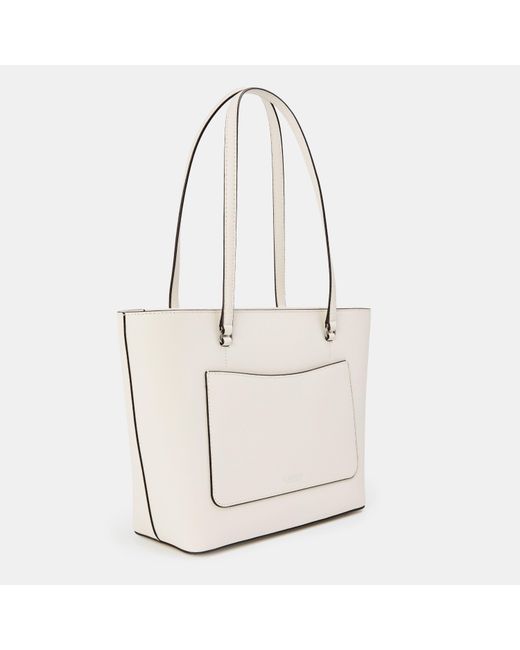 Ralph Lauren White Medium Karly Tote