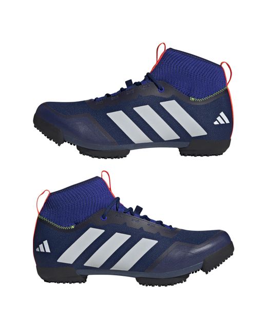 Adidas Blue The Gravel Shoe 2.0 Triathlon Cycling Shoes for men