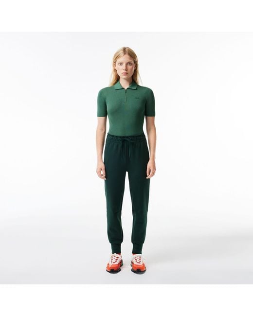 Lacoste Green Cotton Sweatpants