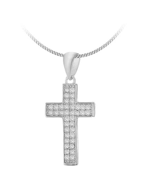 Be You White Cross Necklace