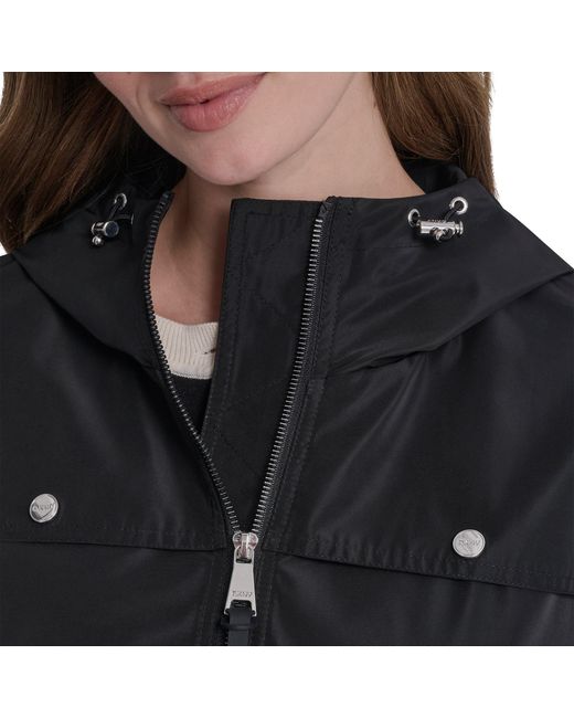 DKNY Black Windbreaker