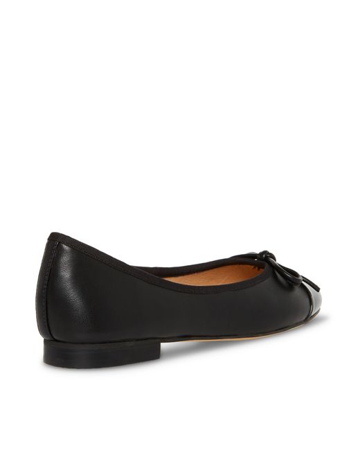 Steve Madden Black Ellison Bow Ballet Flats