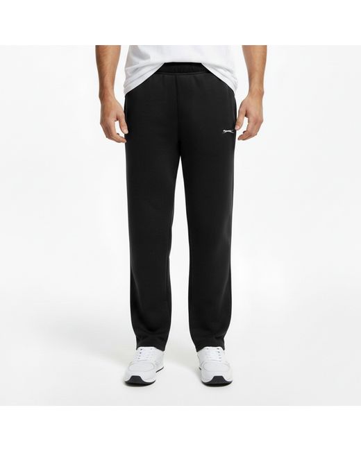 Slazenger 1881 Black Open Hem Fleece Pants for men