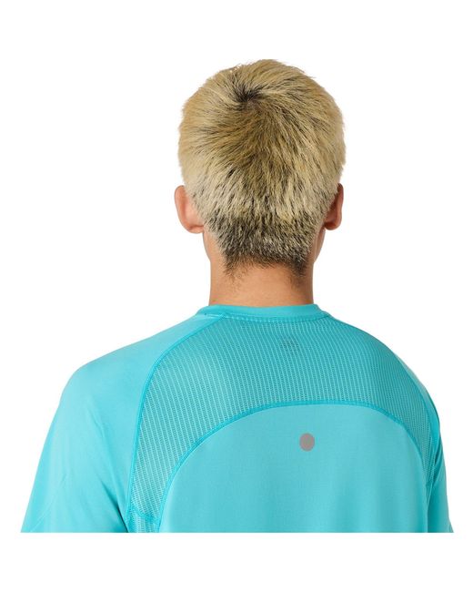 Asics Blue Road Ibuki Short Sleeve Running T-Shirt for men