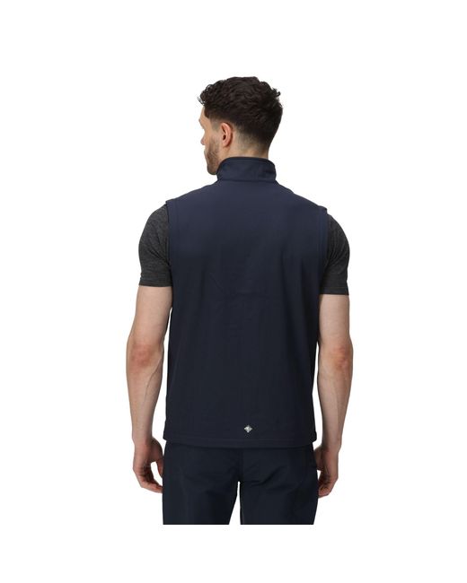 Regatta Blue Bradwell Iii Softshell Bodywarmer for men