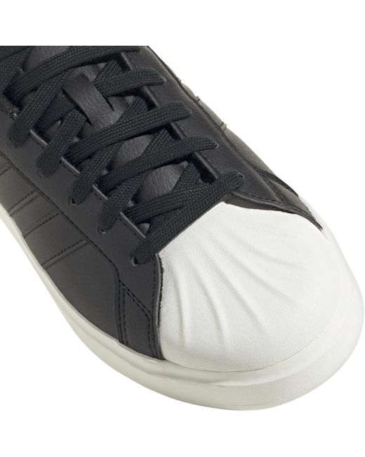 Adidas Black Street Talk Low-Top Trainers for men