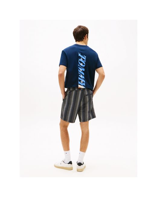 Tommy Hilfiger Gray Woven Tracksuit Shorts for men