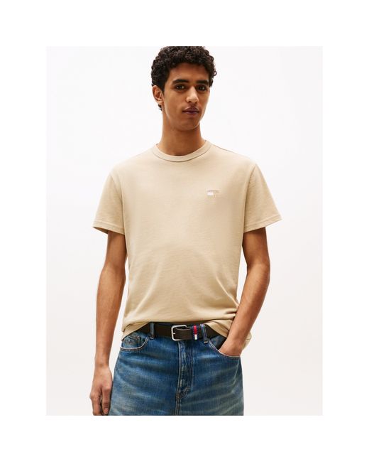 Tommy Hilfiger Natural Classic Tommy Small Badge T Shirt for men