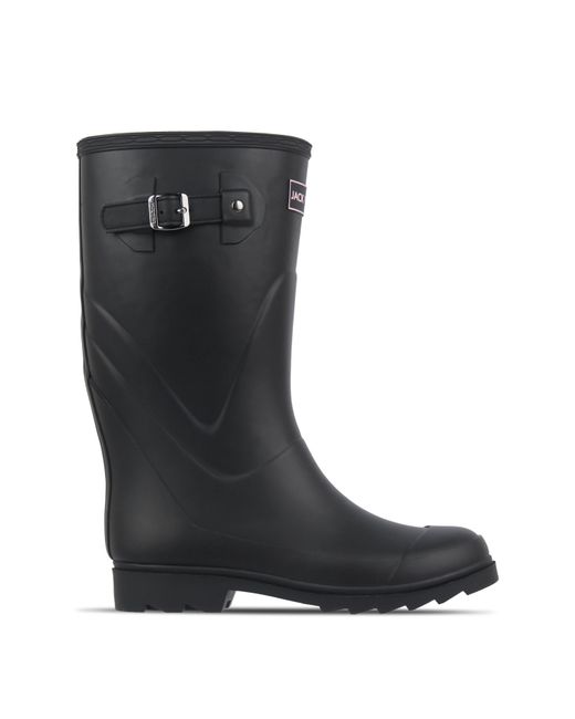 Jack Wills Black Tall Wellies