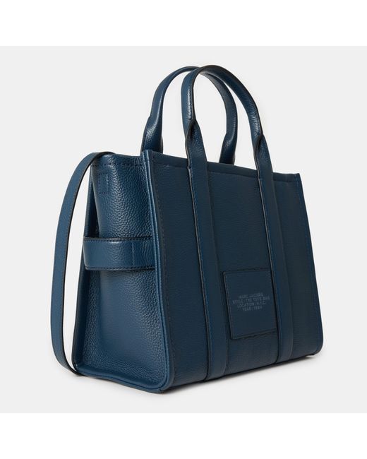 Marc Jacobs Blue Medium Leather Tote Bag