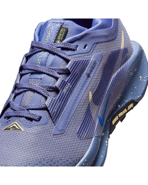 Nike Blue Pegasus Trail 5 Gore-Tex Running Shoes