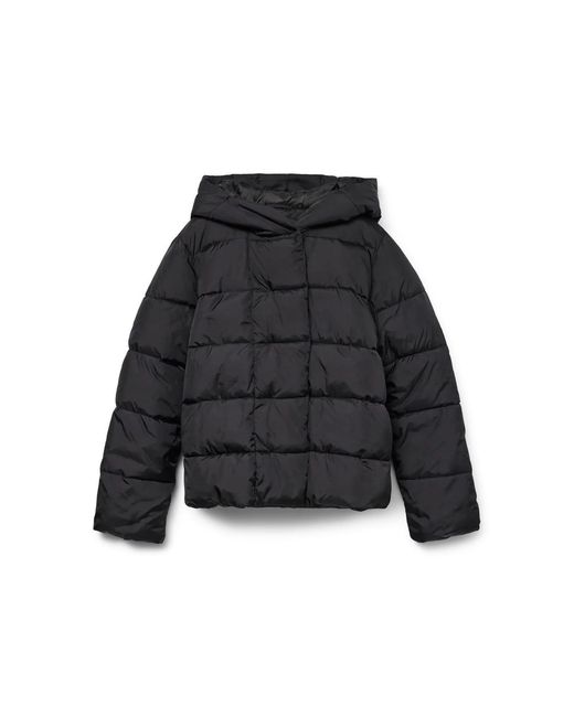 Vero Moda Black Belinda Short Padded Jacket