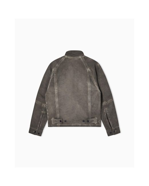 Emporio Armani Gray Blouson Jacket for men