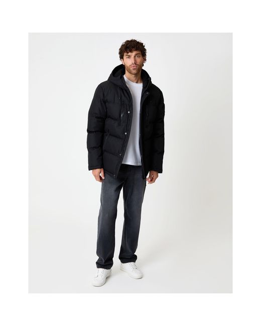 Threadbare Black Tb Matthew Parka for men