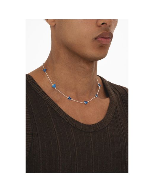 Common Lines Metallic Como Link Necklace for men