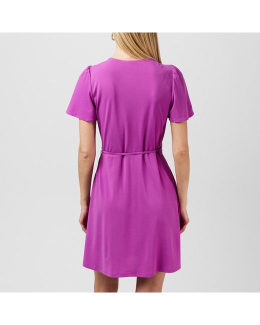 Vila Purple Borneo Wrap Dress