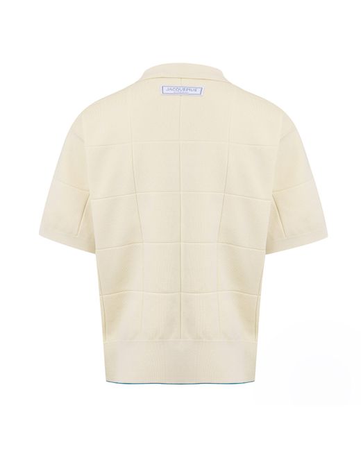 Jacquemus Natural Jacquemas Le Bacino Short-Sleeve Polo Shirt for men
