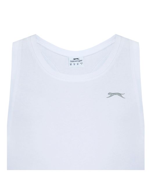 Slazenger 1881 White Muscle Vest for men