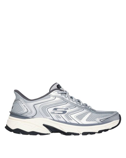Skechers Blue Slip-Ins: Stamina Sport Retro Runners Trainers for men