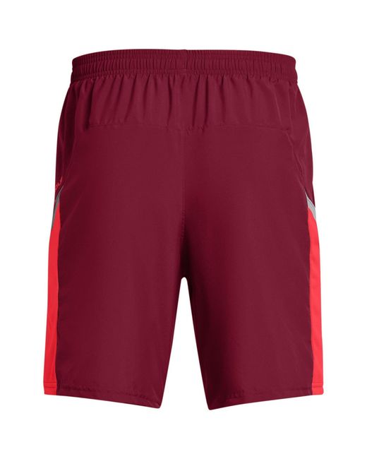 Under Armour Red Utility Performance Gym Shorts for men