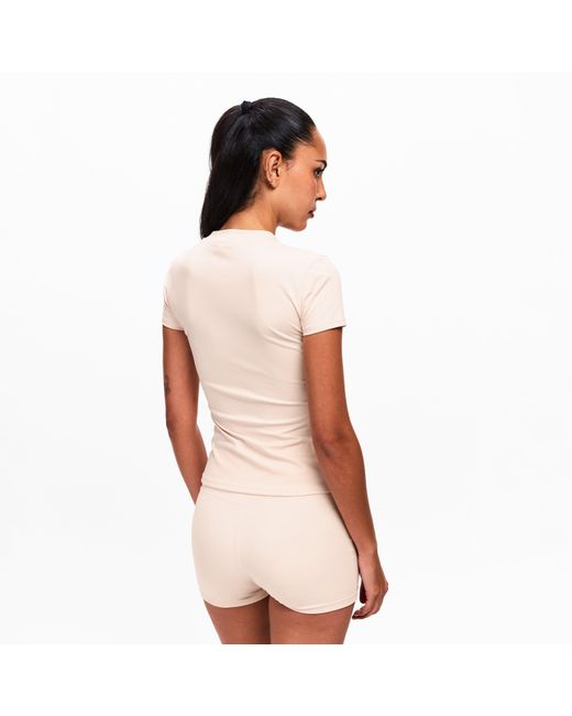 The Couture Club Natural Sculpting Stretch Emblem Baby T-Shirt