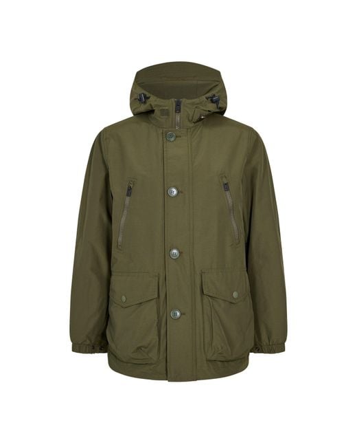 Woolrich Green Wool Lt Ramar Parka for men