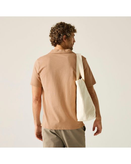 Regatta Brown Hadvo Breathable Polo Shirt for men