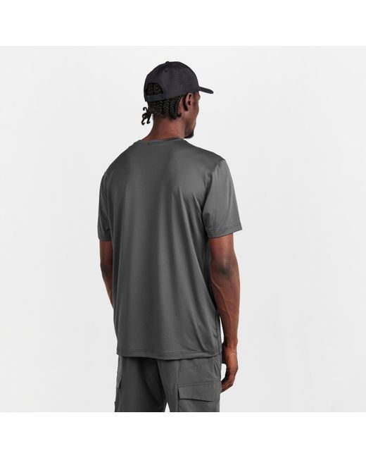 Boss Gray Short Sleeve Performance Gym Top for men