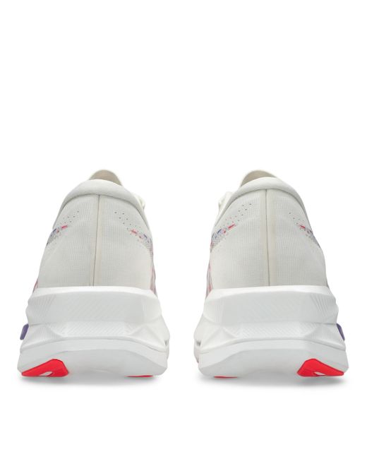 Asics White Sonicblast Road Running Shoes for men