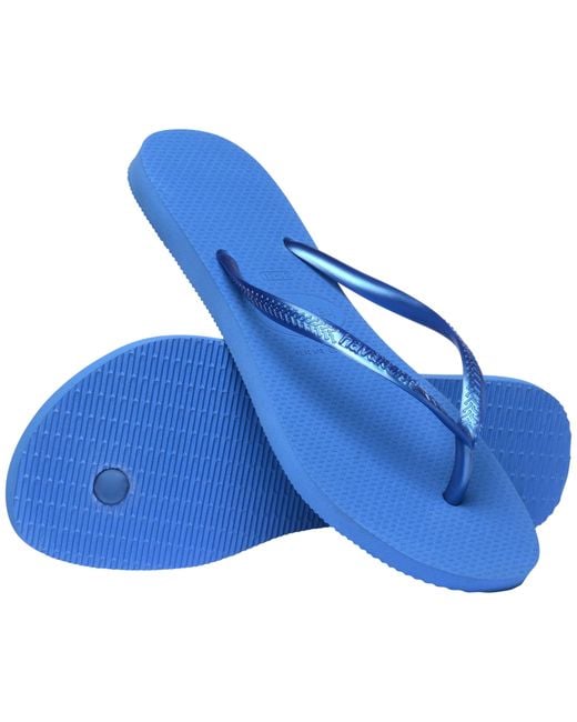 Havaianas Blue Slim Flip Flops