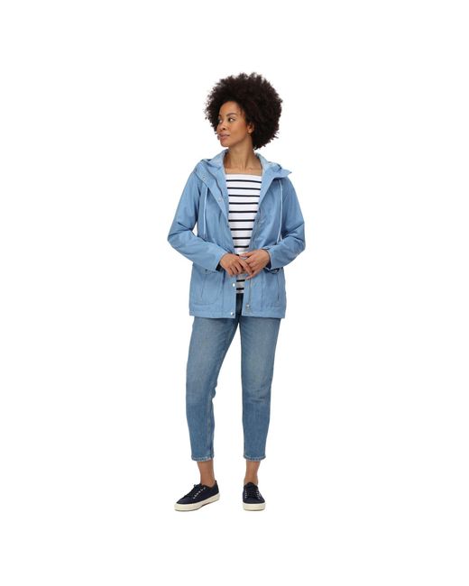 Regatta Blue Bayarma Breathable Long Sleeve Waterproof Jacket