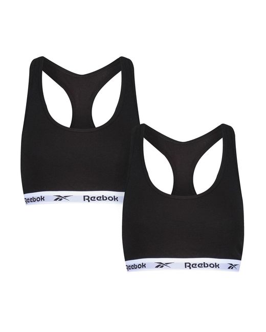 Reebok Frankie Crop Top | Clothing For Casual And Active Wear | Suitable As Racer Back Sports Bras Or Black Crop Top | S Bras