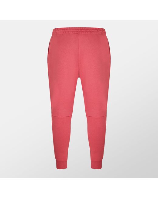 Lacoste Red Fleece Tracksuit Bottoms for men