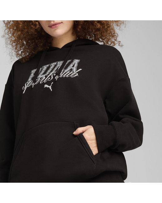 PUMA Black Overhead Hoodie