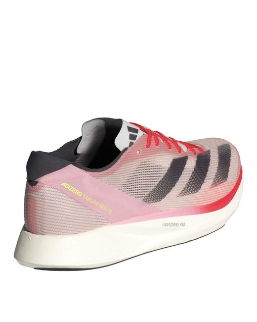 Adidas Pink Adizero Takumi Sen 10 Running Shoes