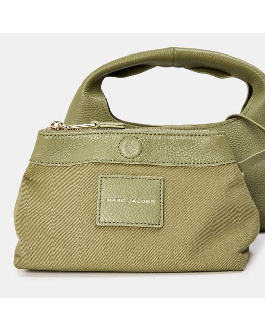 Marc Jacobs Green The Mini Sack Handbag