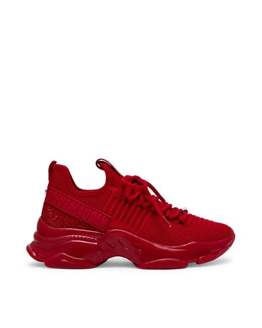 Steve Madden Red Maxilla-R-E Trainers