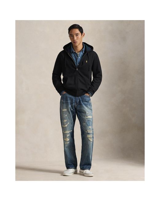 Polo Ralph Lauren Black Full-Zip Hoodie for men