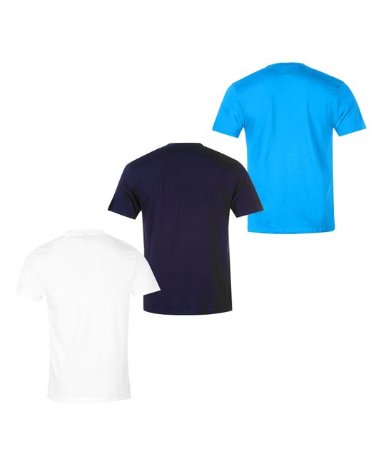 Donnay Blue 3 Pack T Shirts for men