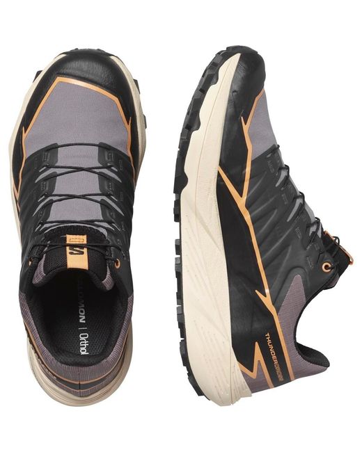 Salomon Black Thundercross Goretex Ladie's Trail Running Shoes
