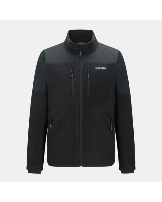 Karrimor Black Windproof Fleece Jacket for men