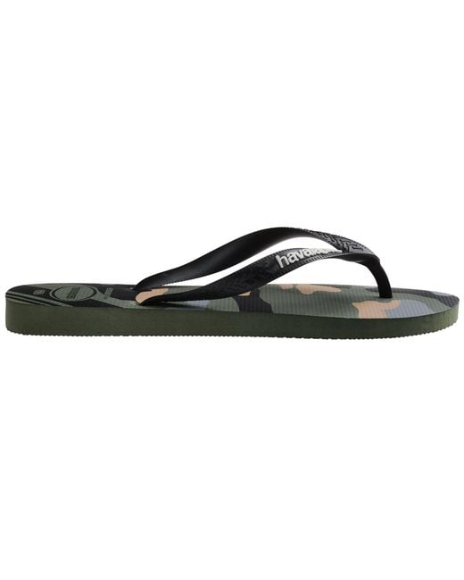 Havaianas Black Camu Flip Flops for men