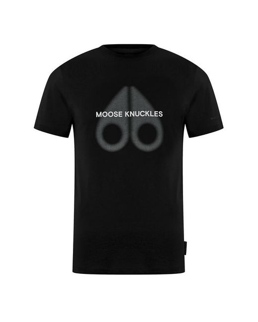 Moose Knuckles Black Moose Riverdale Tee Sn44 for men