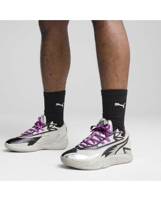 PUMA Purple Scoot Zeros Ii Sterling Basketball Trainers for men