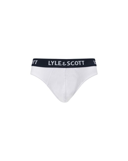 Lyle & Scott Blue Trunks for men