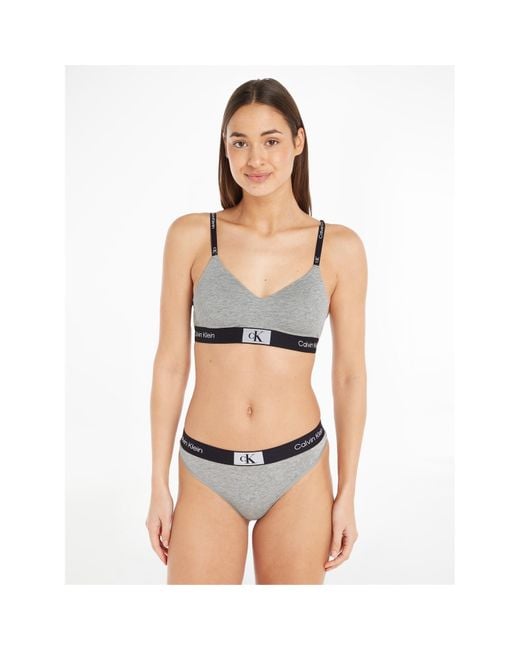 Calvin Klein Gray 1996 Thong