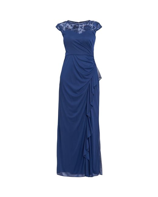 Gina Bacconi Blue Cecilia Party Maxi Dress