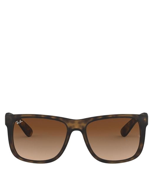 Ray-Ban Brown Justin Square Sunglasses