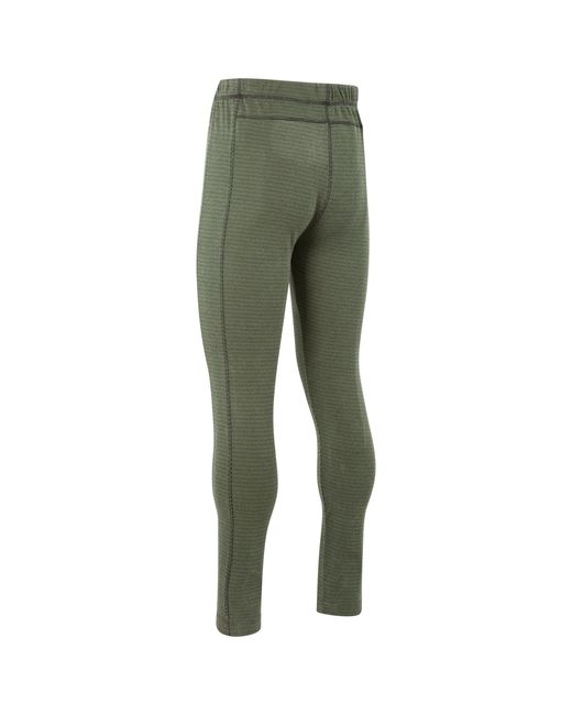 Trespass Green Kirk Baselayer Legging for men